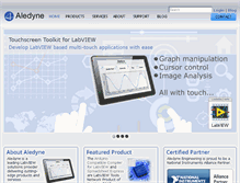 Tablet Screenshot of aledyne.com